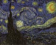 Vincent Van Gogh Starry Night USA oil painting artist
